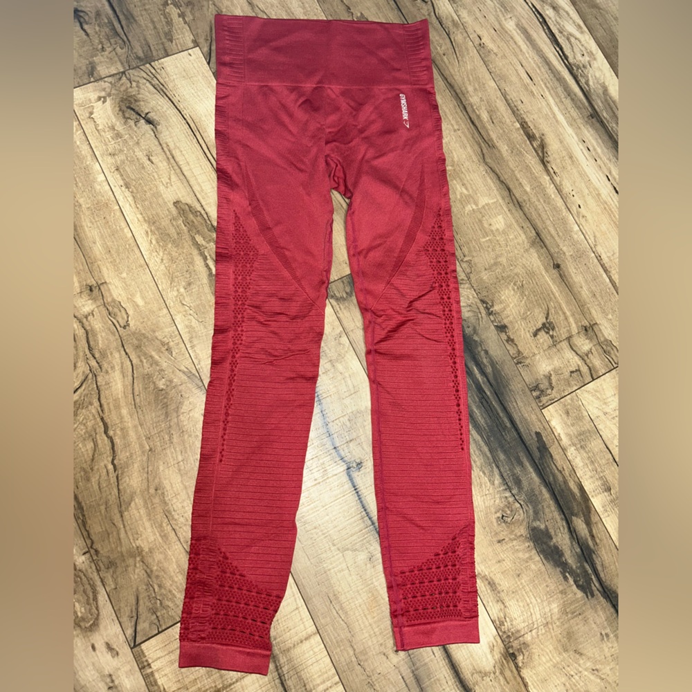 Gymshark Women's Red Leggings